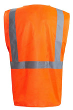 Load image into Gallery viewer, Hi Vis Waistcoat With Phone ID Pocket Key Holder Vest - Orange
